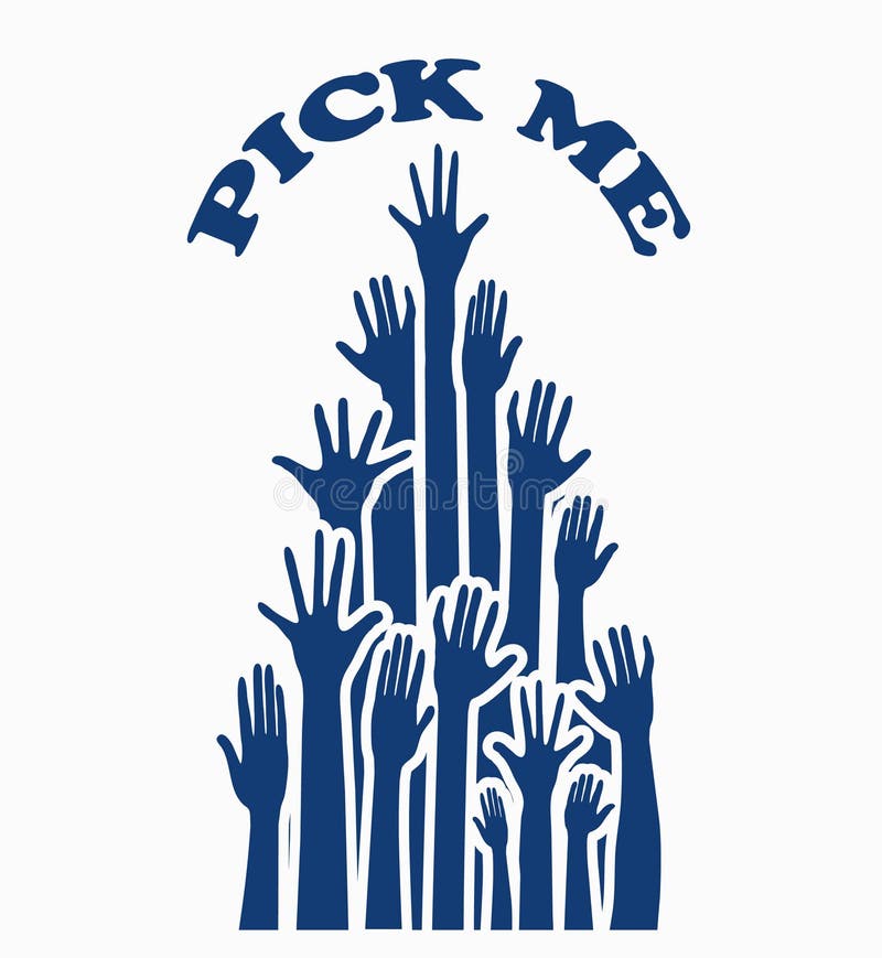 Hands reaching stock illustration Hands reaching stock illustration