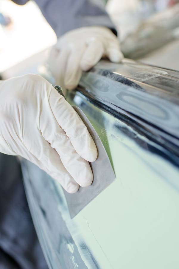Hands sanding car body stock photo. Image of sanding 241702932