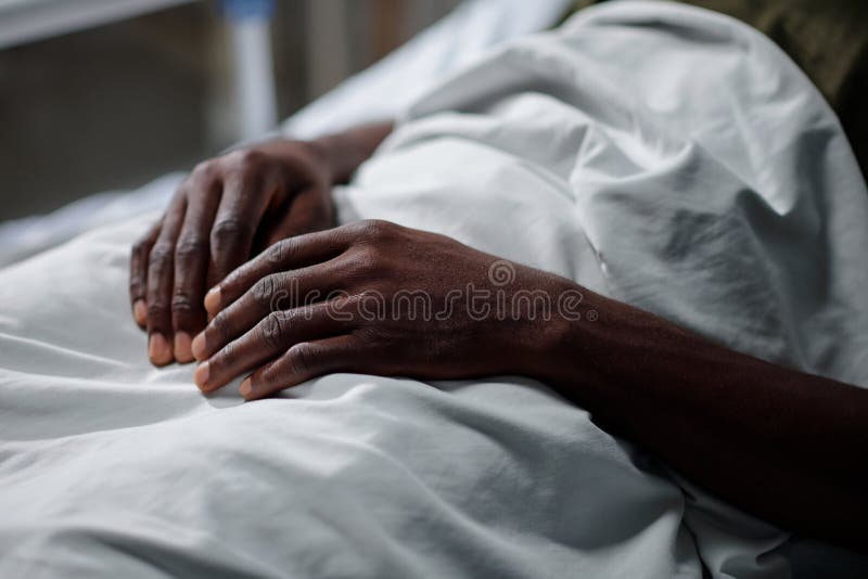 Patient Sleeping after Surgery Stock Image Image of hospital, hands