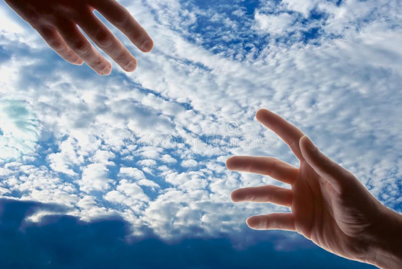 Hands in the sky stock photo. Image of friends, hand, outstretched