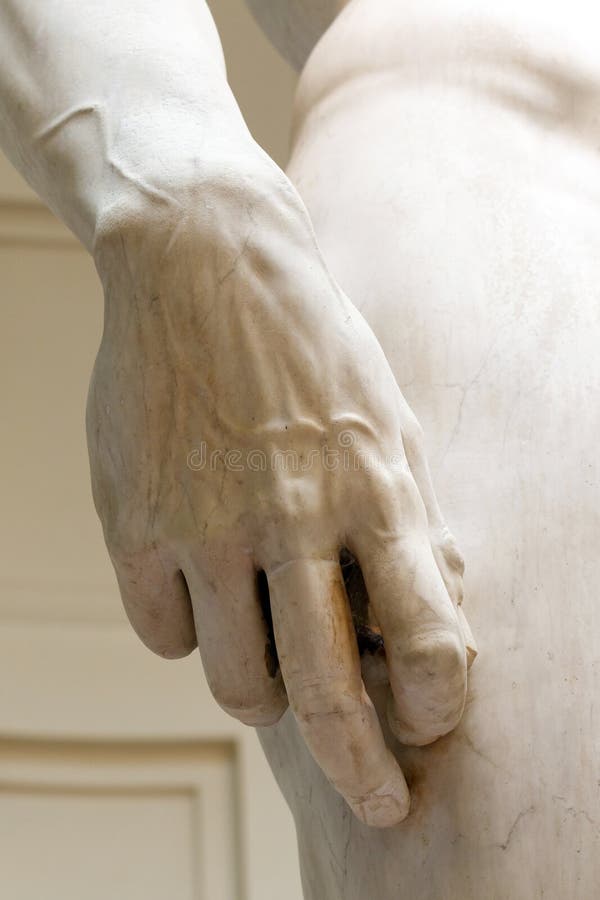 Hands of the Statue of David by Michelangelo, Florence, Italy
