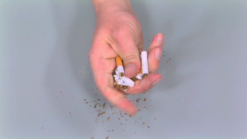 Close Up Of A Cigarette - Stock Video