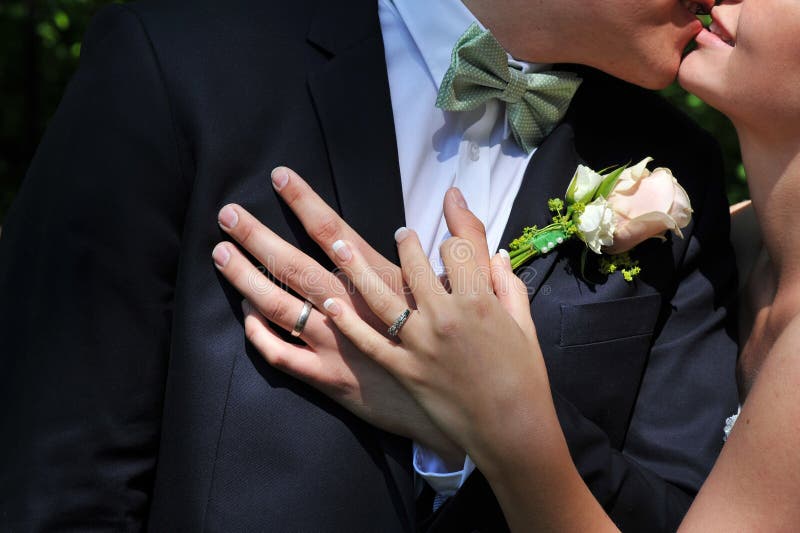 The Hands of the Wedding Couple