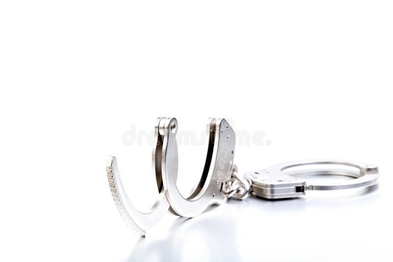 Handschellen Hochtaste lizenzfreies stockfoto Handschellen Hochtaste lizenzfreies stockfoto