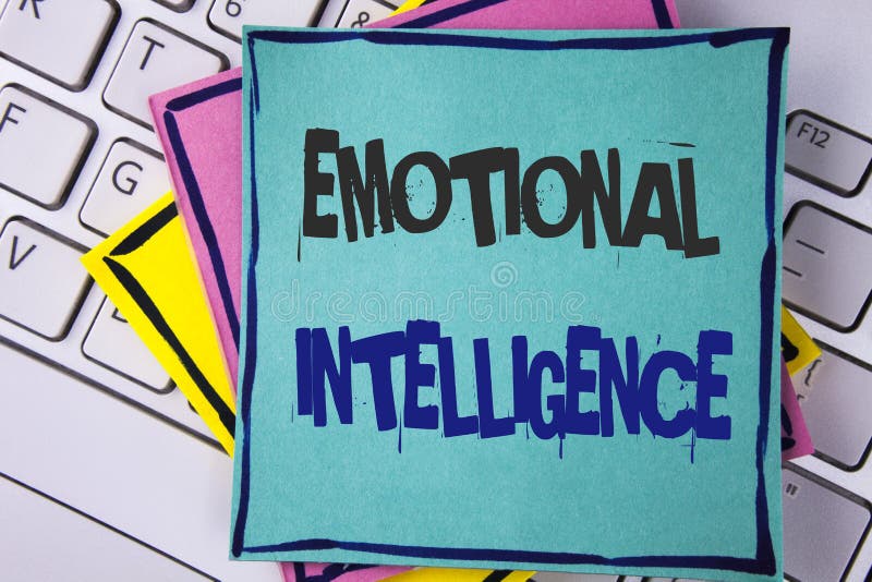 Handschrifttekst die Emotionele Intelligentie schrijven Concept die Capaciteit betekenen zich te controleren en bewust van persoo stock fotografie Handschrifttekst die Emotionele Intelligentie schrijven Concept die Capaciteit betekenen zich te controleren en bewust van persoo stock fotografie