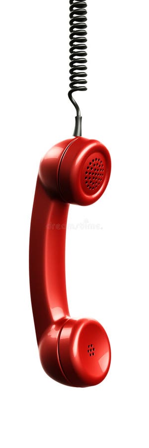Handset from vintage phone royalty free illustration