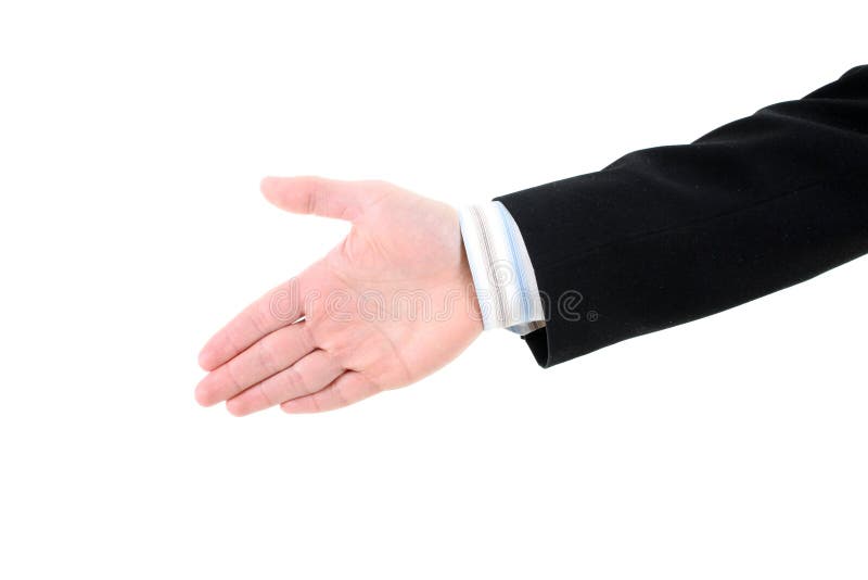 Ready To Shake Your Hand stock image. Image of partner 1719593