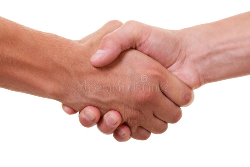 Hand shake illustration hi-res stock photography and images - Alamy