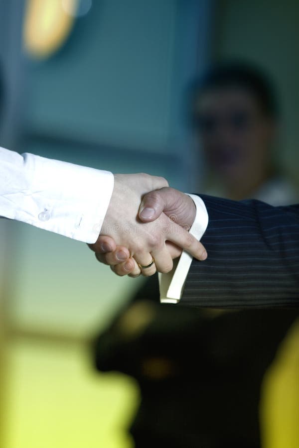 Handshake stock image
