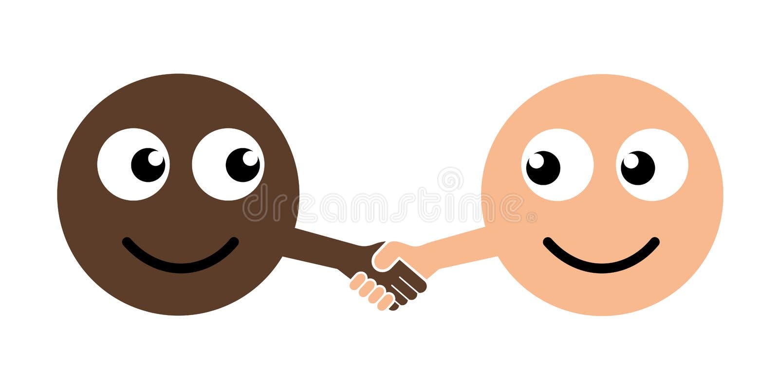 Handshake vector flat icon. isolated hand shake emoji illustration.