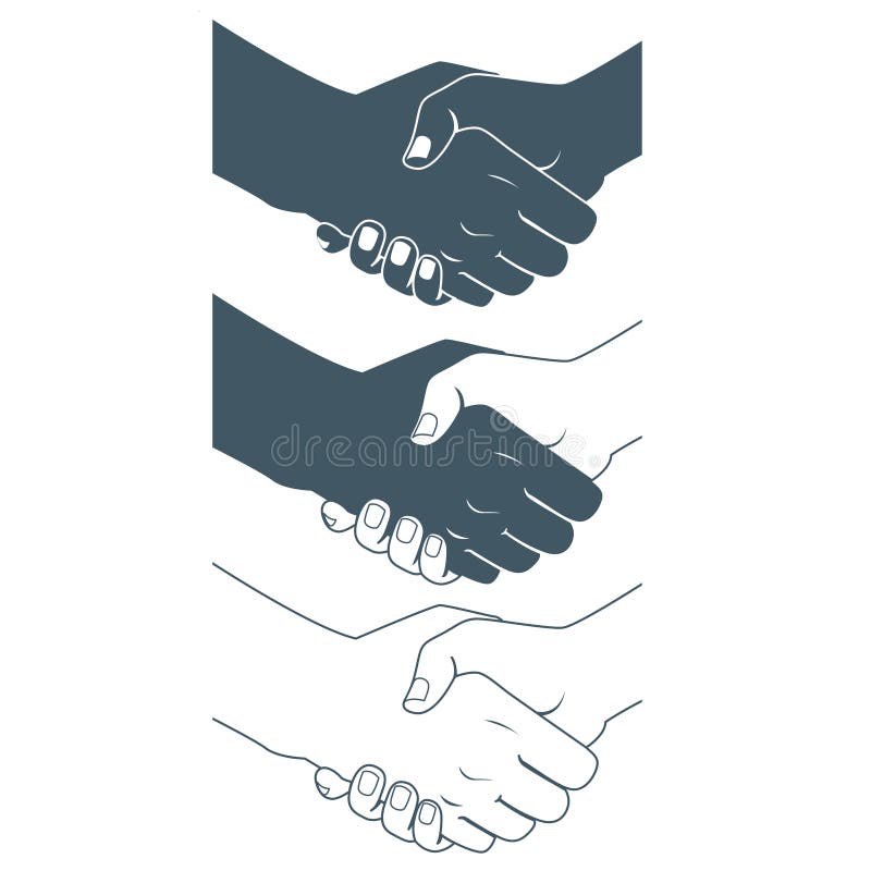 Handshake icon flat shaking hands Stock Vector Images - Page 3 - Alamy