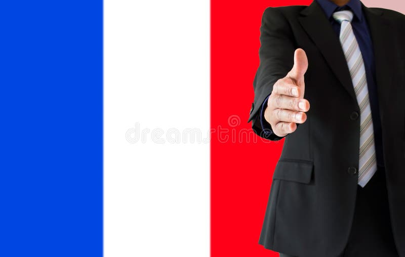 Handshake in France stock photo. Image of consultant 44300646
