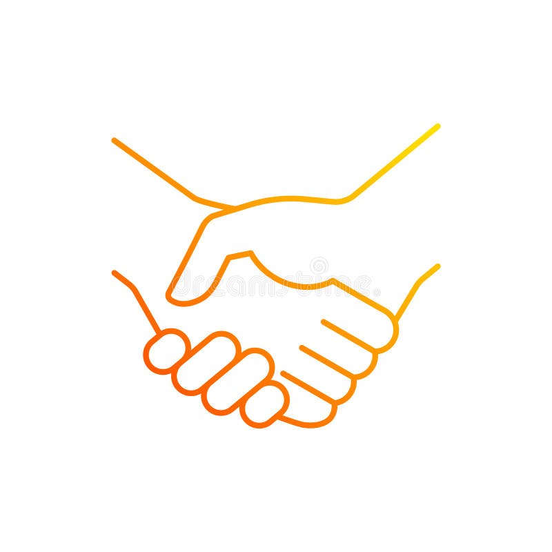 Handshake Gesture Linear Icon Thin Line Illustration Shaking Hands Emoji  Stock Vector by ©bsd_studio 250417644