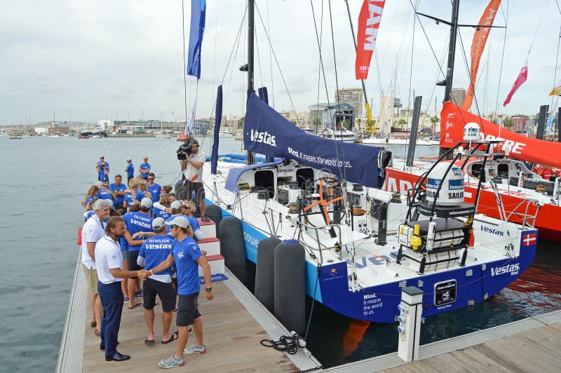 Skipper Chris Nicholson Right And Crew Member Maciel Cicchetti From ...