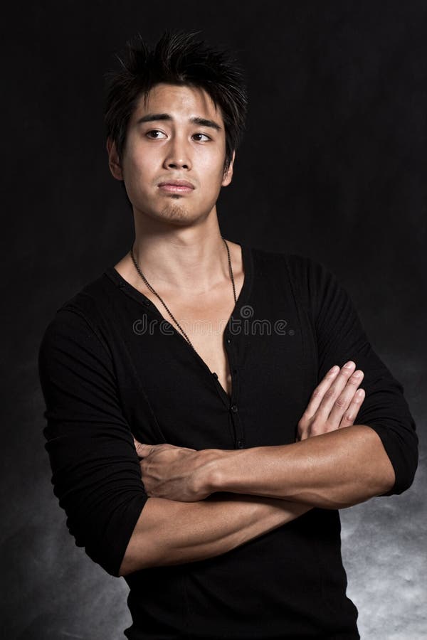 Handsome Asian American Fashionable Man Stock Photo - Image of ...