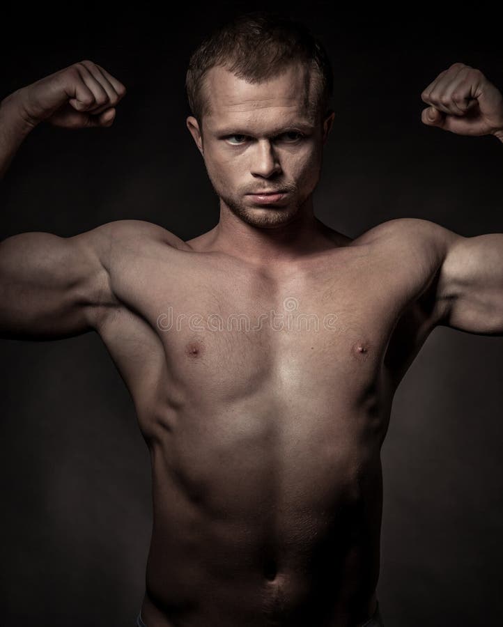Handsome athlete stock photo. Image of model, human, lifestyle 27537936