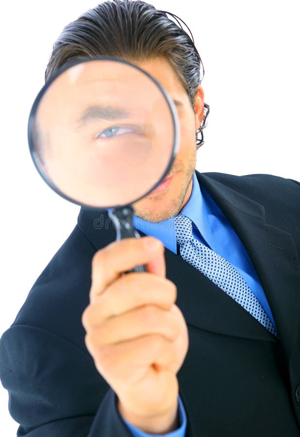 Handsome Business Investigator stock image