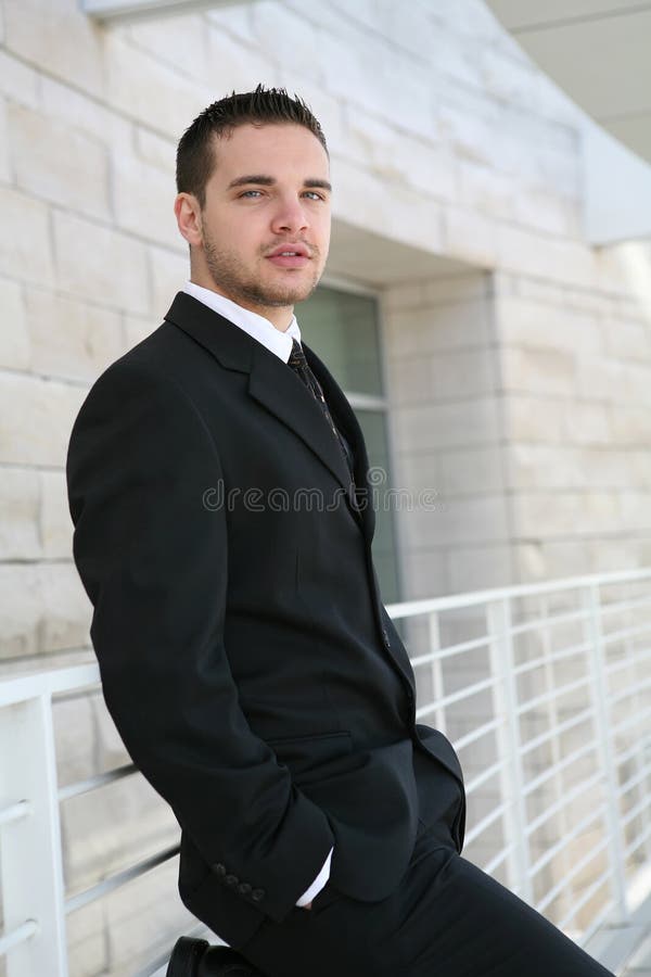 Handsome Business Man stock photography
