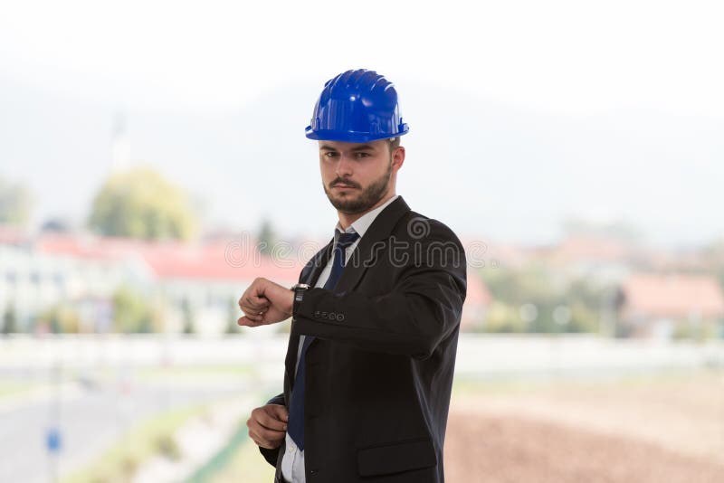 construction workers wrist watch