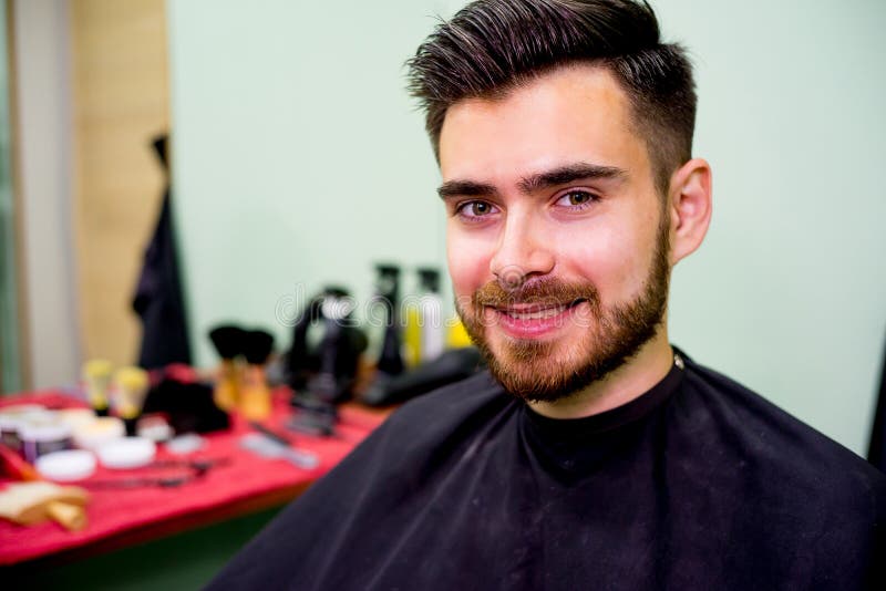 Handsome Guy at a Stock Photo Image of head, barber 99135762