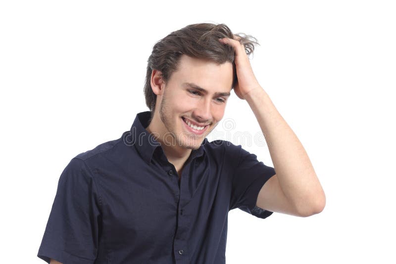 Handsome happy man smiling stock photo Handsome happy man smiling stock photo
