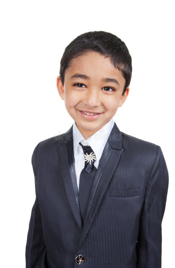 Handsome Little Boy in a Business Suit Stock Image Image of dress