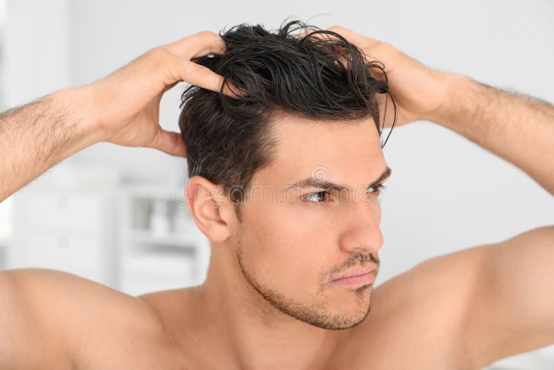 Handsome Man Applying Hair Conditioner Stock Photo - Image of hygienic, blurred: 151729992 Handsome Man Applying Hair Conditioner Stock Photo - Image of hygienic, blurred: 151729992