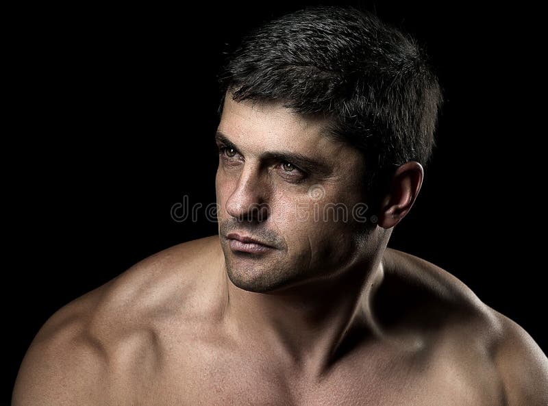 Handsome man body stock photo. Image of medicine, build - 35101492