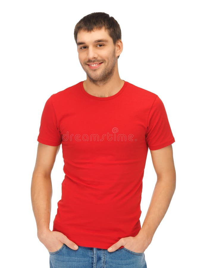 red t shirt image