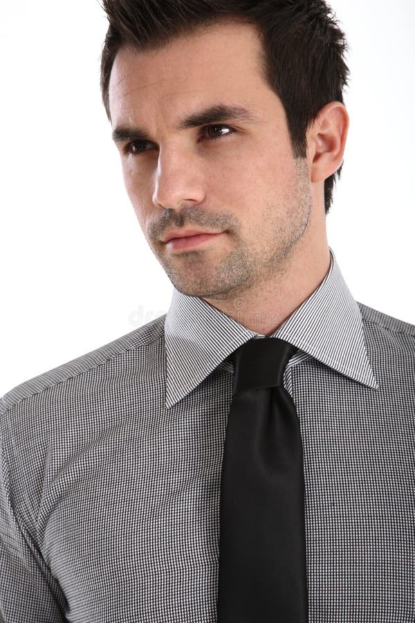 Handsome Man in Shirt and Tie