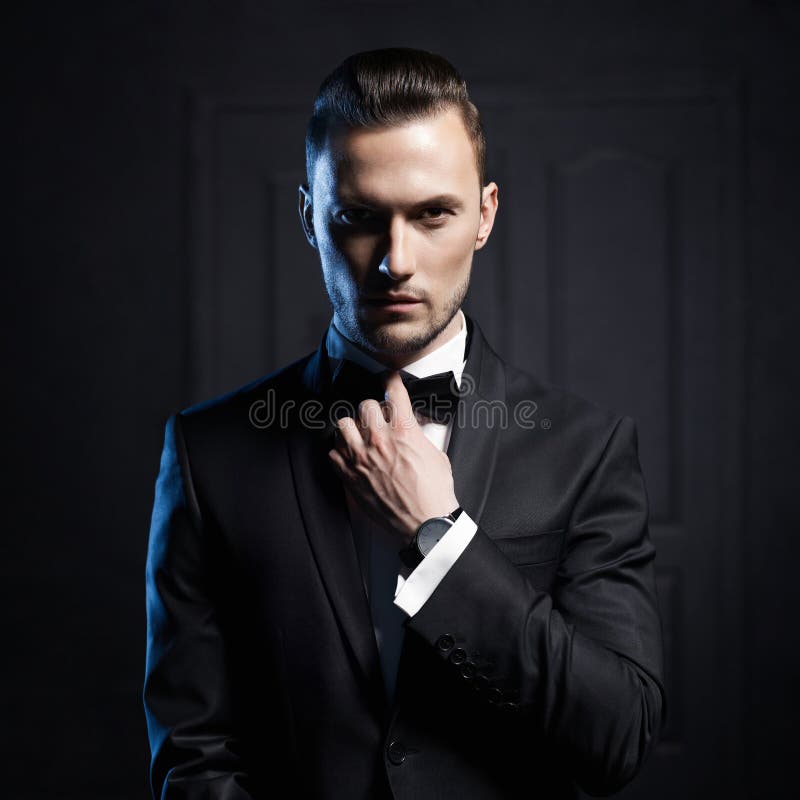 Handsome man stylish στοκ εικόνα με δικαίωμα ελεύθερης χρήσης