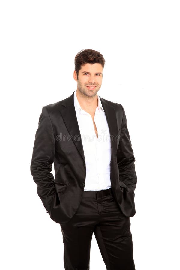 Handsome man on suit stock photo. Image of male, successful 22655832