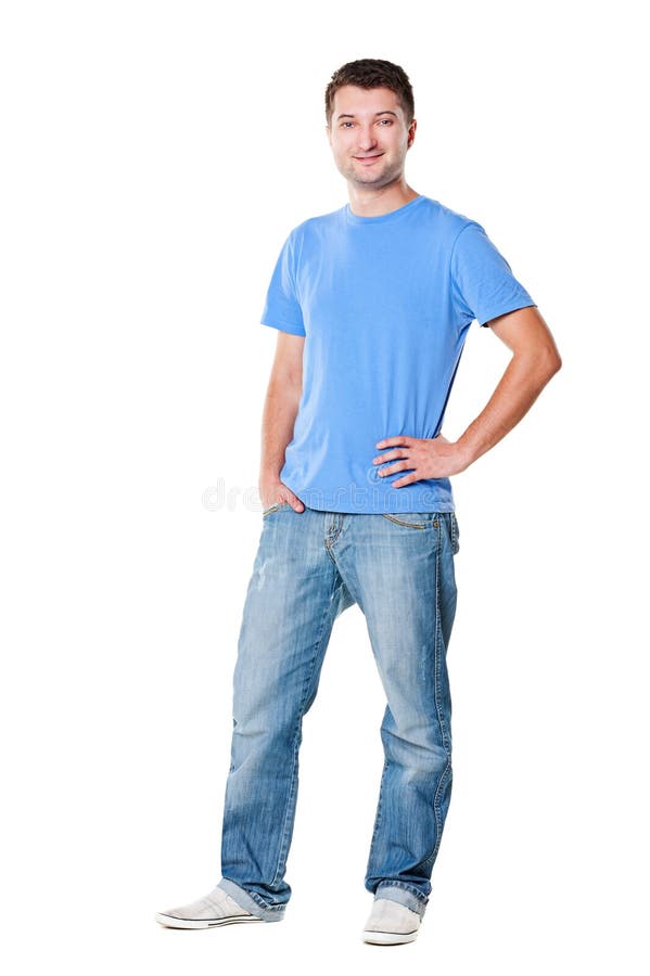 Handsome Man in T-shirt and Jeans Stock Photo - Image of adult, handsome: 25868886 Handsome Man In T-Shirt And Jeans Stock Photo - Image Of Adult, Handsome: 25868886