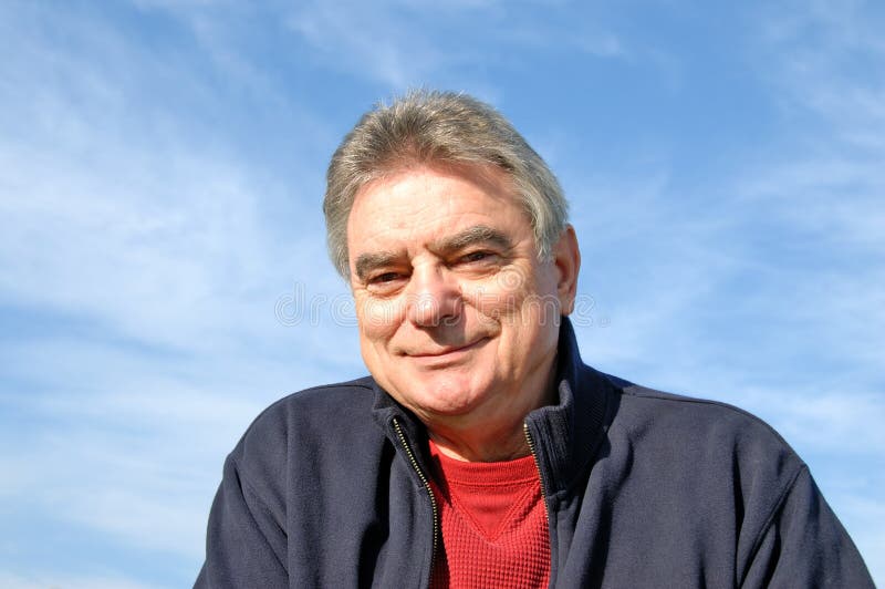 Handsome Mature Man royalty free stock photos