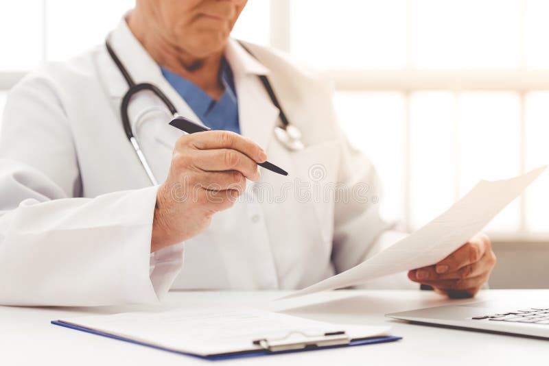 Handsome old doctor stock photo Handsome old doctor stock photo
