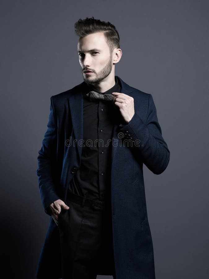 Handsome stylish man stock image. Image of caucasian - 85978539