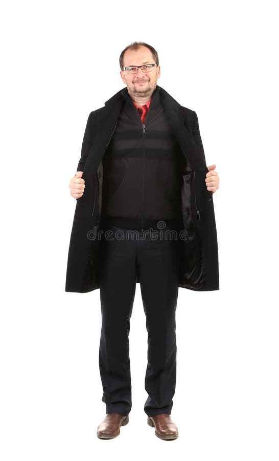 Handsome tall businessman. stock photo