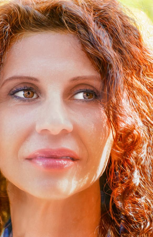 Handsome woman royalty free stock photo