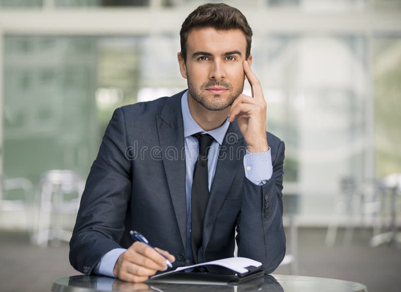 Handsome Young Businessman stock photo Handsome Young Businessman stock photo