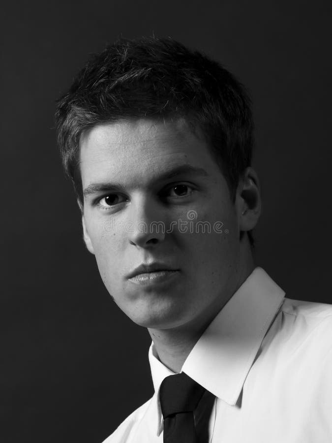 Handsome young male model stock photo. Image of head - 11525232