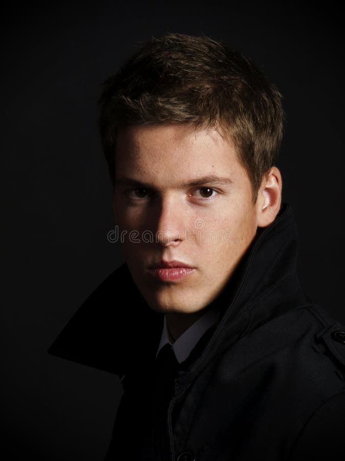 Handsome young male model stock image. Image of fashion - 11674403
