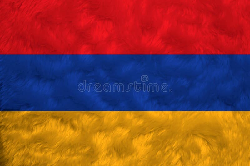 Handtuchmuster Fahne Armenien Eine Horizontale Dreifarbige Rote Farbe Blau Und Orange Stock Abbildung Illustration Von Horizontal Blau