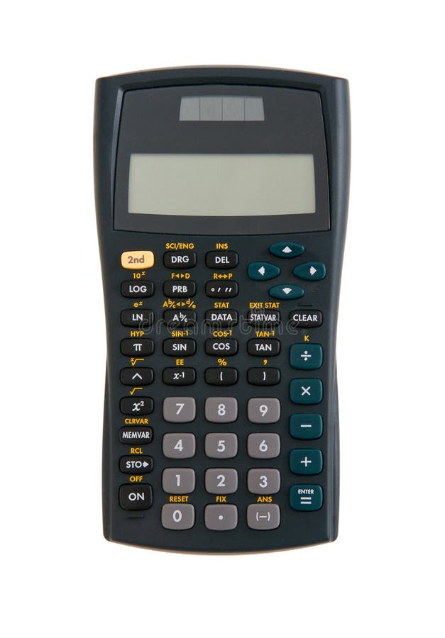 Wissenschaftlicher Taschenrechner lizenzfreie stockfotos