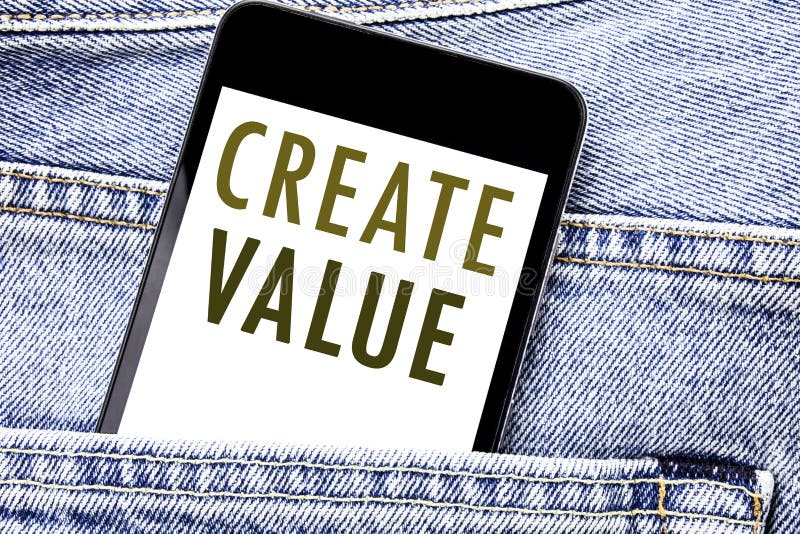 Handwriting Announcement text showing Create Value. Business concept for Creating Motivation Written phone mobile phone, cellphone stock illustration Handwriting Announcement text showing Create Value. Business concept for Creating Motivation Written phone mobile phone, cellphone stock illustration