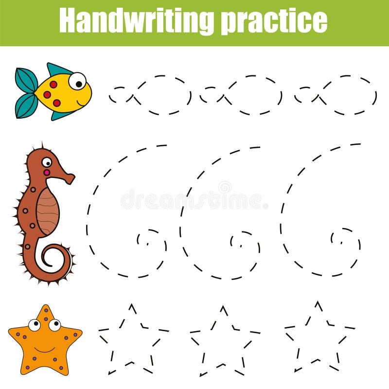 kindergarten for worksheets printable handwriting Practice Game Educational Sheet. Children Handwriting kindergarten for worksheets printable handwriting Practice Game Educational Sheet. Children Handwriting