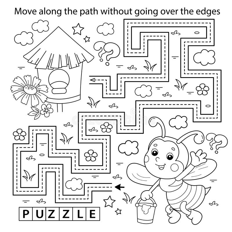 Online Maze games for Young Children: Bee