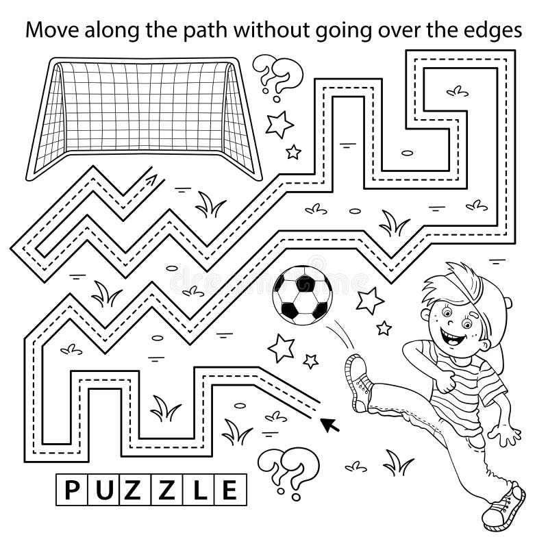 Football Worksheets For Speech Therapy- Mazes- Puzzle-Coloring Pages-Kids &  Prek