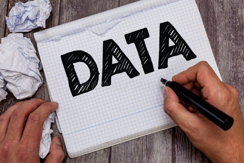 Handwriting Text Data. Concept Meaning Piece of Information Facts and