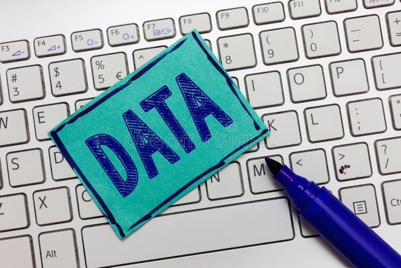 Handwriting Text Data. Concept Meaning Piece Of Information Facts And