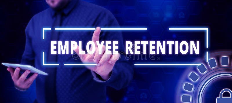 Handwriting text Employee Retention. Internet Concept internal recruitment method employed by organizations stock images